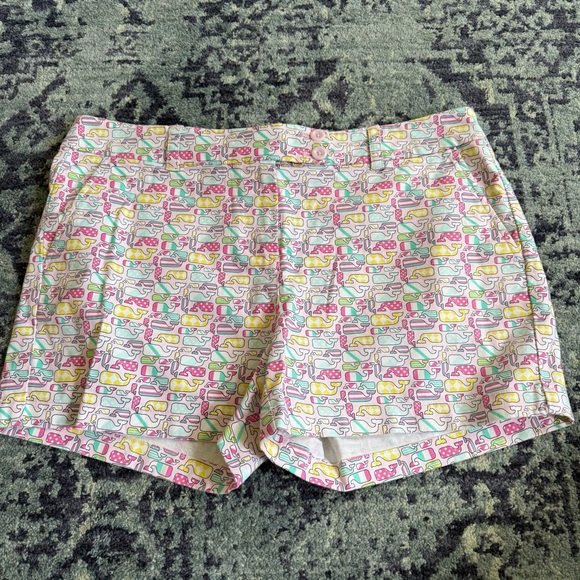 Vineyard Vines Pants - Vineyard Vines Kentucky Derby Vibrant All Over Preppy Golf Club Women’s Shorts